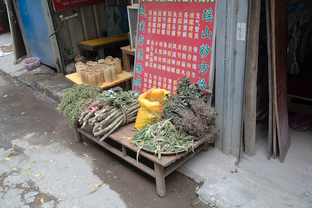 Plant-based items for sale in a Chinese Wet Market, pre-Corona virus, Wet Market, Guilin, China