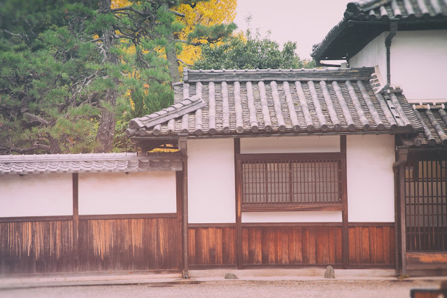 Front view of a house, Japan