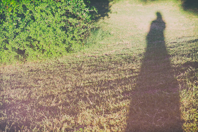 Long shadow in the grass, Cedar Park, Texas