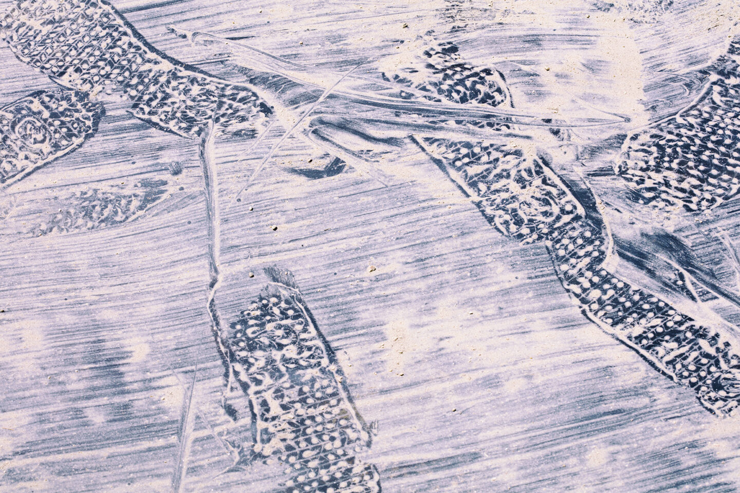 Abstract image of footprints by Carol Schiraldi 
