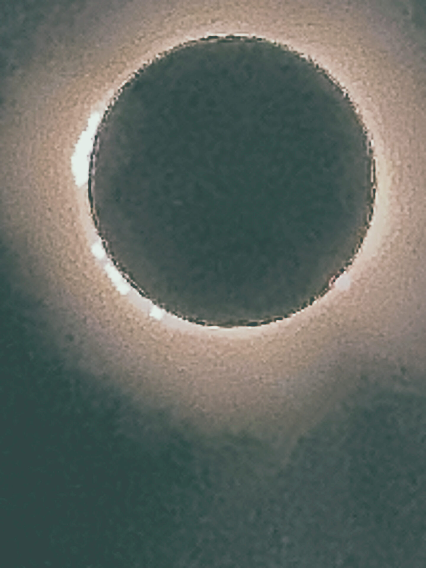 Solar eclipse totality taken during the 2024 eclipse by Carol Schiraldi 