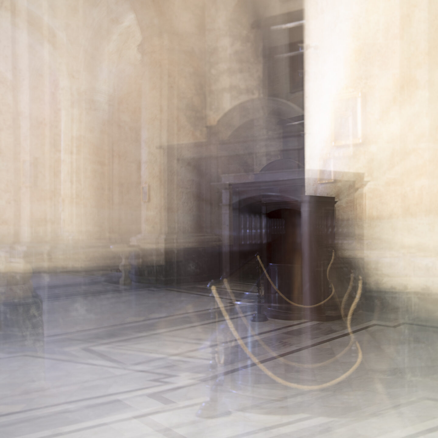 A confessional booth in a church from the Curiosity Factory 
